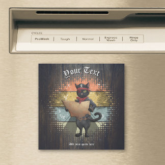 Cartão Magnético de Busca Solitária do gatinho Buc