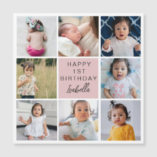 Cartão Magnético de Colagem de Fotos