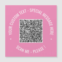 Cartão Magnético de Cores de Texto Personalizadas