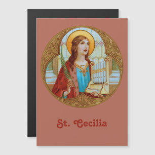 Cartão Magnético de Cumprimentos Santa Cecília de