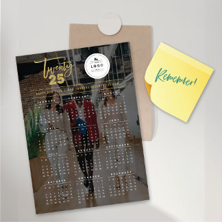 Cartão Magnético de Foto do Calendário do Pincel D