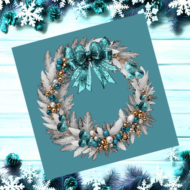 Cartão Magnético de Mortes de Natal (Christmas Wreath )