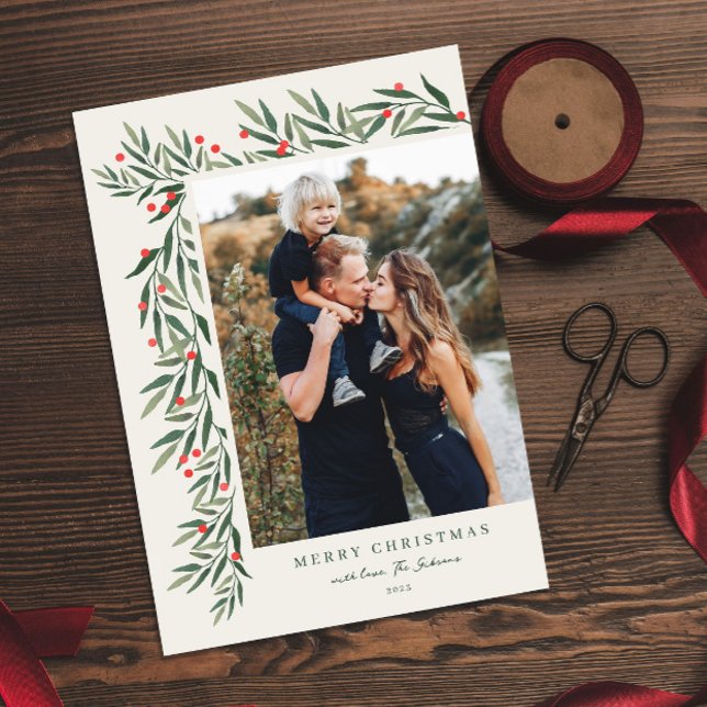 Cartão Magnético de Natal Foto do Verso Inverno (Criador carregado)