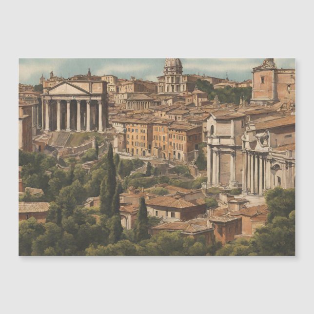 Cartão Magnético de Roma (Frente)