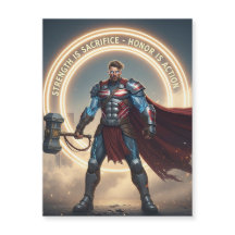 Cartão Magnético do Dia do Trabalho - Força é Sagr