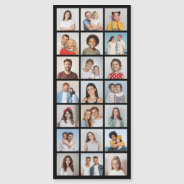 Cartão Magnético Fino Colorido Colagem de 21 Fotos