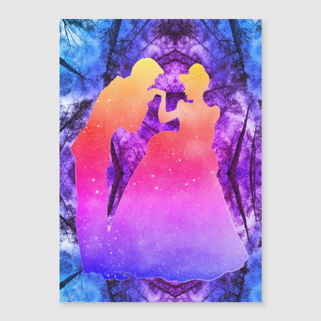 Cartão Magnético Fino de Amor (Frente)