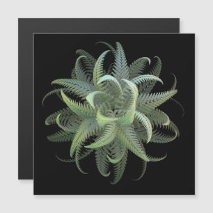 Cartão Magnético Flor de Samambaia Fractal