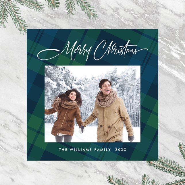 Cartão Magnético FOTO de Natal Mínimo Retroativo (Criador carregado)