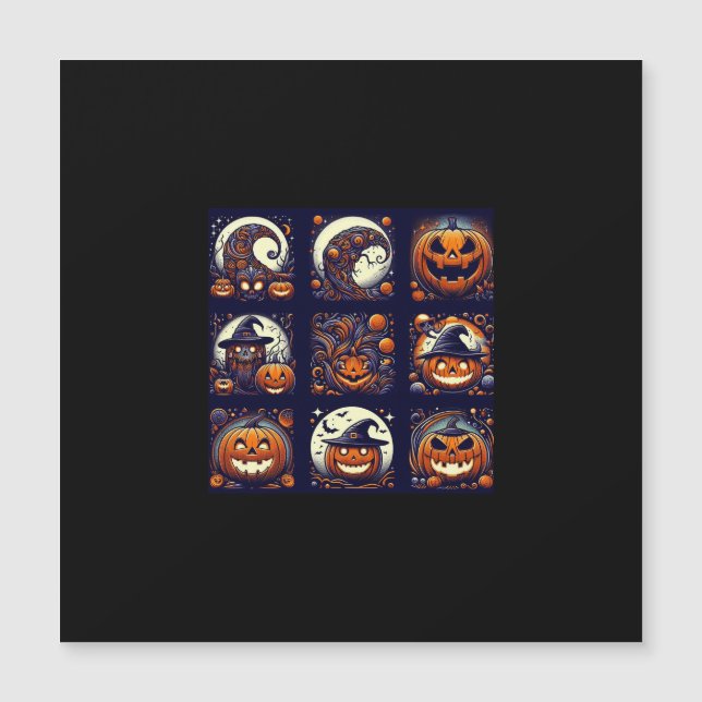 Cartão Magnético Halloween (Frente)
