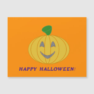 Cartão Magnético Laranja Pumpkin
