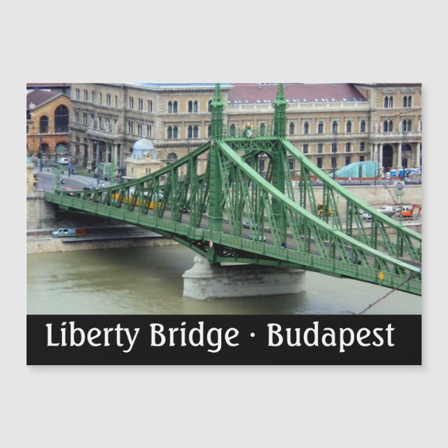 Cartão magnético Liberty Bridge Budapest (Frente)