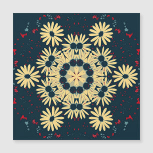 Cartão Magnético Mandala Daisy Dreams