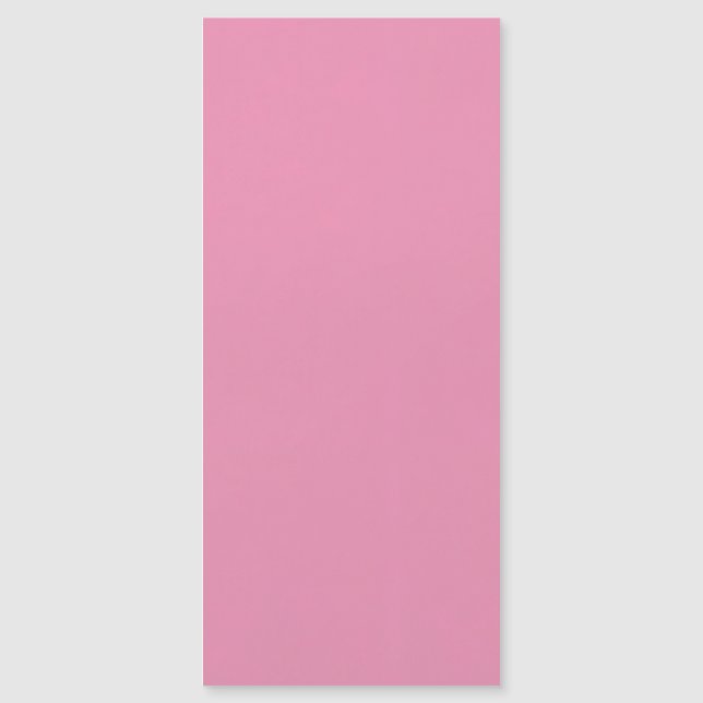 Cartão Magnético Minimalista Rosa | Luxo Suave (Frente)