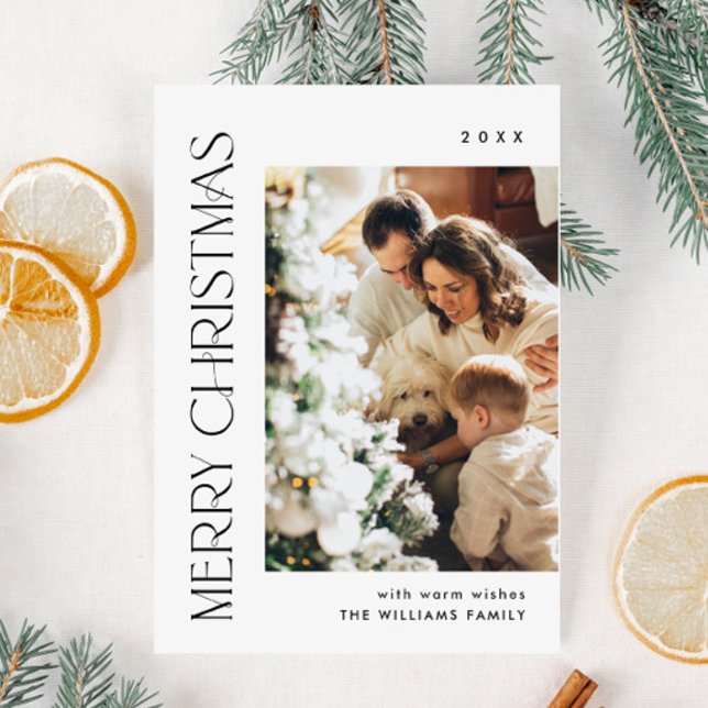 Cartão Magnético Mínimo de Natal Elegante (Criador carregado)