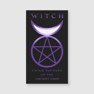 Cartão magnético pequeno WITCH