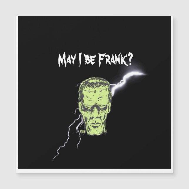 Cartão Magnético, Posso Ser Frank, Frankenstein (Frente)