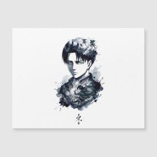 Cartão Magnético Retrato do Soldado de Tinta Azul