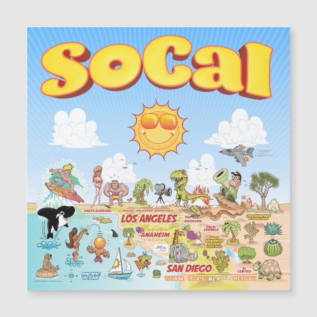 Cartão magnético SoCal (Frente)