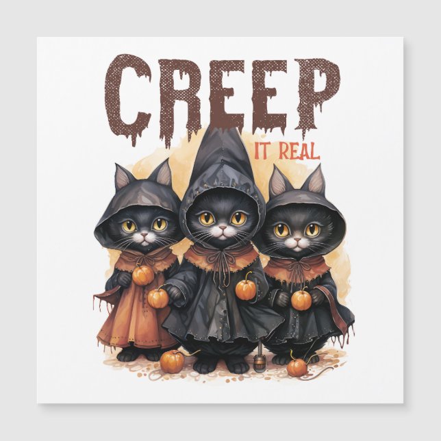 Cartão Magnético Spooky Halloween (Frente)