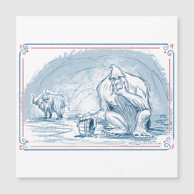 Cartão Magnético Yeti (Frente)