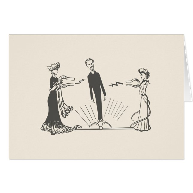 Cartão Magnetismo Animal - UNISEX (Inclui Envelope) (Frente Horizontal)