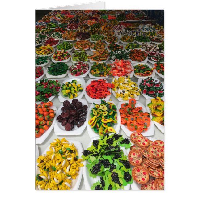 Cartão Magnetos feitos à mão, Feira de rua, Nova Iorque,  (Frente)