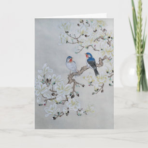 Cartão Magnólia Branca