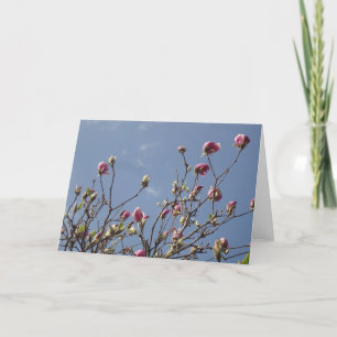 Cartão Magnolia Vazio Saudação