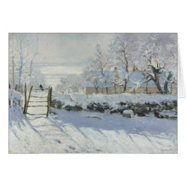 Cartão Magpie Claude Monet