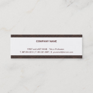 Cartão magro elegante