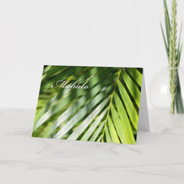 Cartão Mahalo Hawaii (Frente)