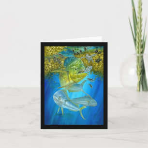 Cartão Mahi Mahi Cuja Pesca É Atum E Tartaruga