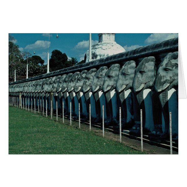 Cartão Mahiyangana, Sri Lanka (Frente Horizontal)