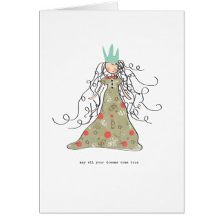 Cartão Maio todos seus sonhos vêm verdadeiro