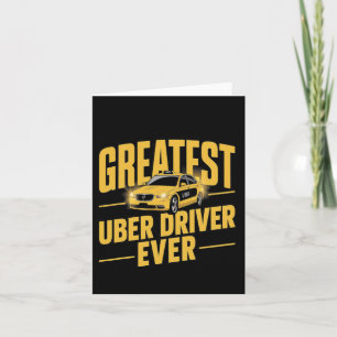 Cartão Maior Driver De Uber Engraçado Com Driver De Uber