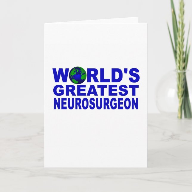 Cartão Maior neurocirurgião do mundo (Frente)