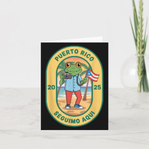 Cartão Mais Fotos Bandeira Porto Rico Rica Sapo Concho En