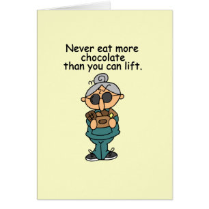 Cartão Mais Humor de Chocolate