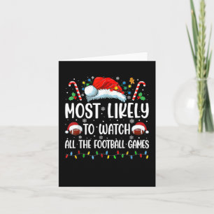 Cartão Mais Propenso a Assistir a Todos os Jogos de Futeb