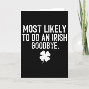 Cartão Mais Propenso a Dar um Adeus Irlandês 8 