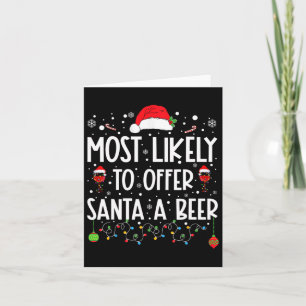 Cartão Mais Propenso a Oferecer Cerveja ao Papai Noel Div
