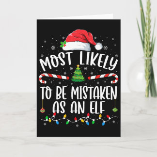 Cartão Mais Provável de Ser Confundido com uma Família de