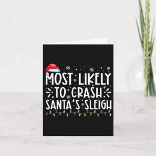 Cartão Mais Provável Para Travar Papais noeis De Sleigh D