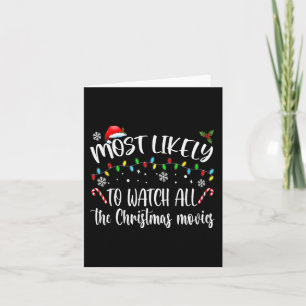 Cartão Mais Provável Para Ver Todos Os Filmes De Natal Fa