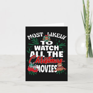 Cartão Mais Provável Para Ver Todos Os Filmes De Natal Fa