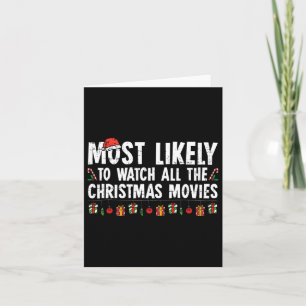 Cartão Mais Provável Para Ver Todos Os Filmes De Natal Fa