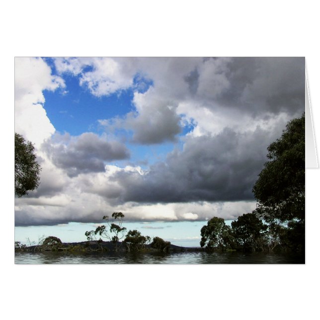 Cartão Mais Próximo à Placa Natureza do Céu (Frente Horizontal)