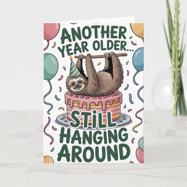 Cartão Mais Um Ano De Idade... Ainda Passa Por Aí (Frente)