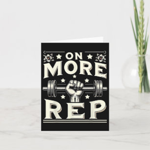 Cartão Mais Um Rep Barbell Bodybuilding 1